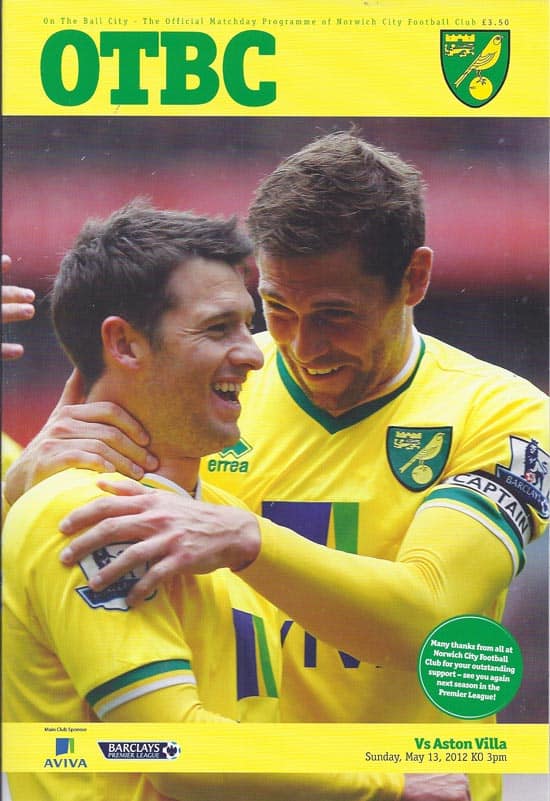 Norwich City FC v Aston Villa FC